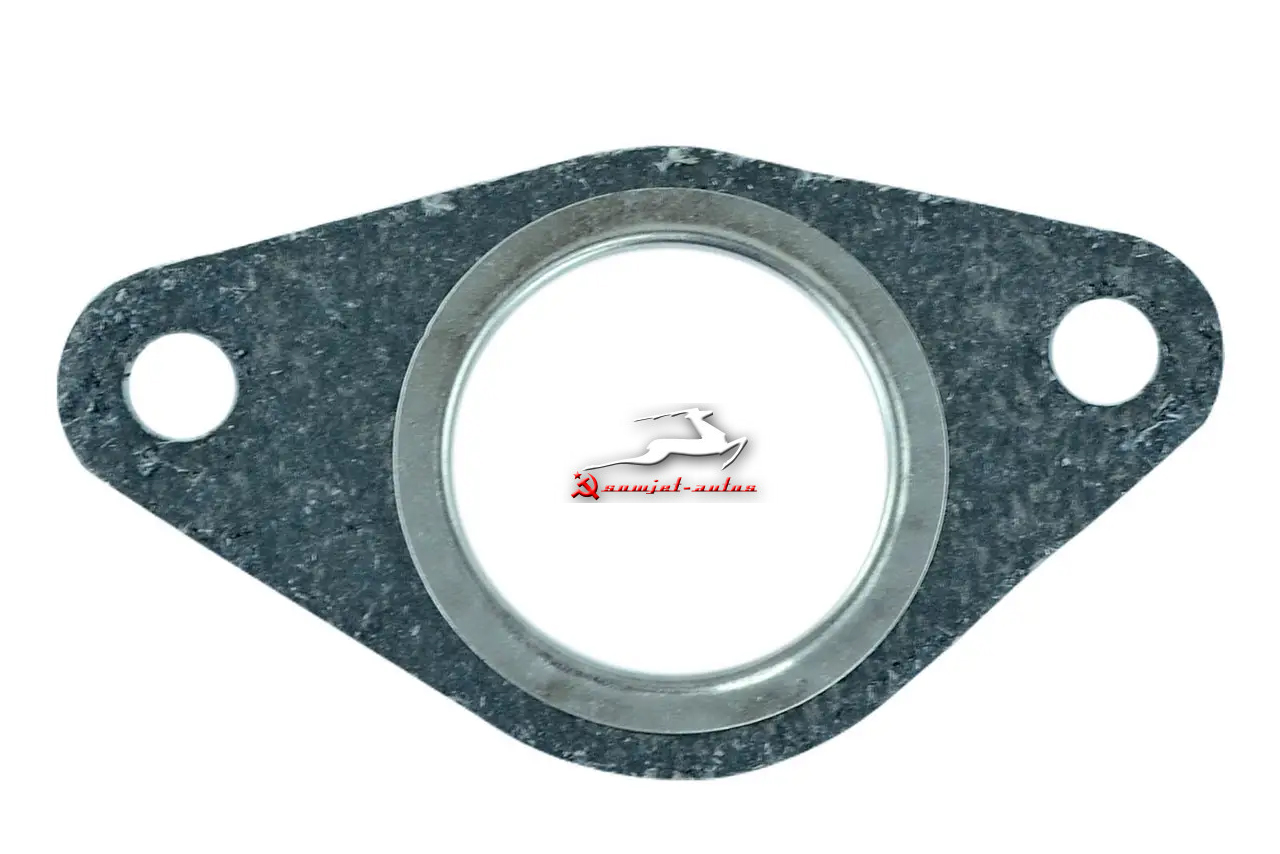 412-1008036 Abgaskrümmer, Auspuffkrümmer Dichtung Moskwitch 412 / 2140. Exhaust manifold gasket Moskvich 412 / 2140. Прокладка между выпускной трубой и головкой блока цилиндров Москвич 412 / 2140.