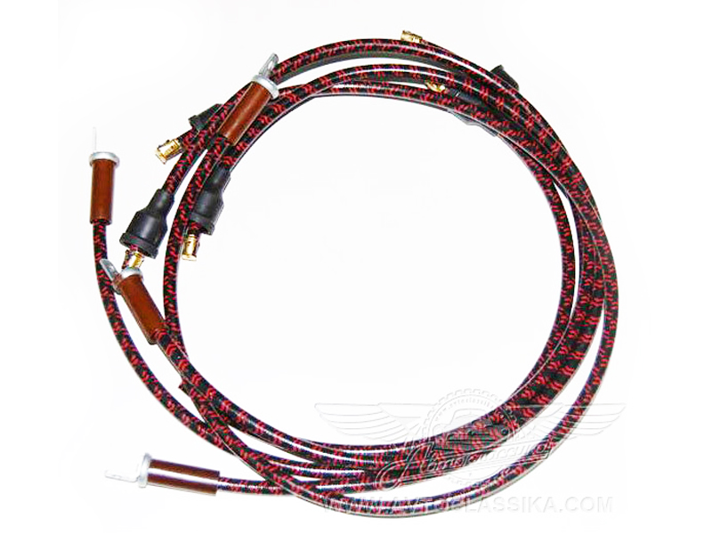 Zündkabelsatz Zündleitung Zündleitungen GAZ 69, GAZ 69a. Ignition lead set GAS 69, GAS 68A. Провода зажигания (высоковольтные провода) ГАЗ 69, ГАЗ 69А.