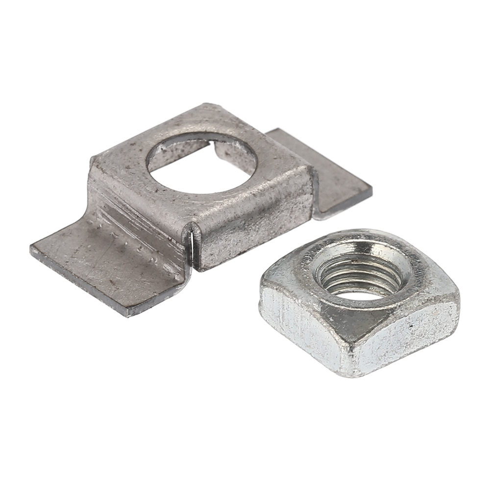 Vierkant Kastenmutter (Käfigmutter) M6х1, M8х1,25 GAZ 24, 2410 Wolga. Cage Nut GAS 24, 24-10 Volga. Закладная гайка М6х1, М8х1,25 в сборе с обоймой ГАЗ 24, ГАЗ 2410 Волга.