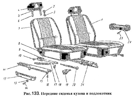 Vordere Sitze (Vordersitze) und Armlehne (Türgriffe innen) Moskwitsch Moskwitch Moskwich Mosi 412/2140. Front seats and armrests (interior door handles) Moskvitch 412/2140. Передние сиденья кузова и подлокотник (внутренние ручки двери) Москвич 412/2140.
