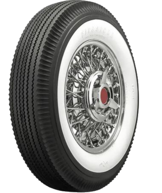 6.70-15 Reifen mit Weißwand (Weißwandreifen) GAZ 21 Wolga. Tyre Whitewall tire (white sidewall (WSW)) 6,7-15" GAS M21 Volga. Диагональные шины 6,70-15 с белой полосой для Газ M21 Волга.