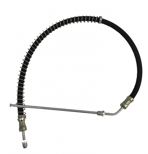 66-3408070 (33097-3408070) Lenkzylinder Lenkschlauch GAZ 66. Hose Power steering cylinder GAS 66. Шланг гидроусилителя руля к силовому цилиндру.