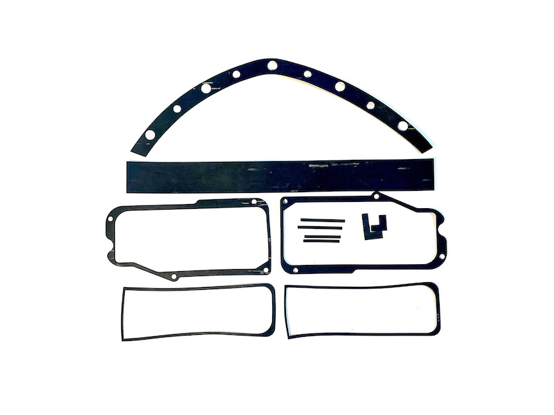 Satz Dichtungen Kombiinstrument Tacho Wolga Gaz 21. Seals Instrument Combi Cluster GAS M21. Прокладки уплотнители комбинации приборов ГАЗ М21 Волга.