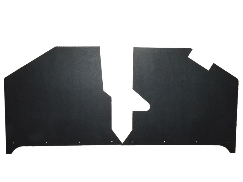 24-5302010, 24-5302011 Seitliche Verkleidung für Fußraum GAZ 24 Wolga. Side covers footwell left and rightGAS 24 Volga. Обивка боковая (обшивка боковой ниши) картонная ГАЗ 24 Волга.