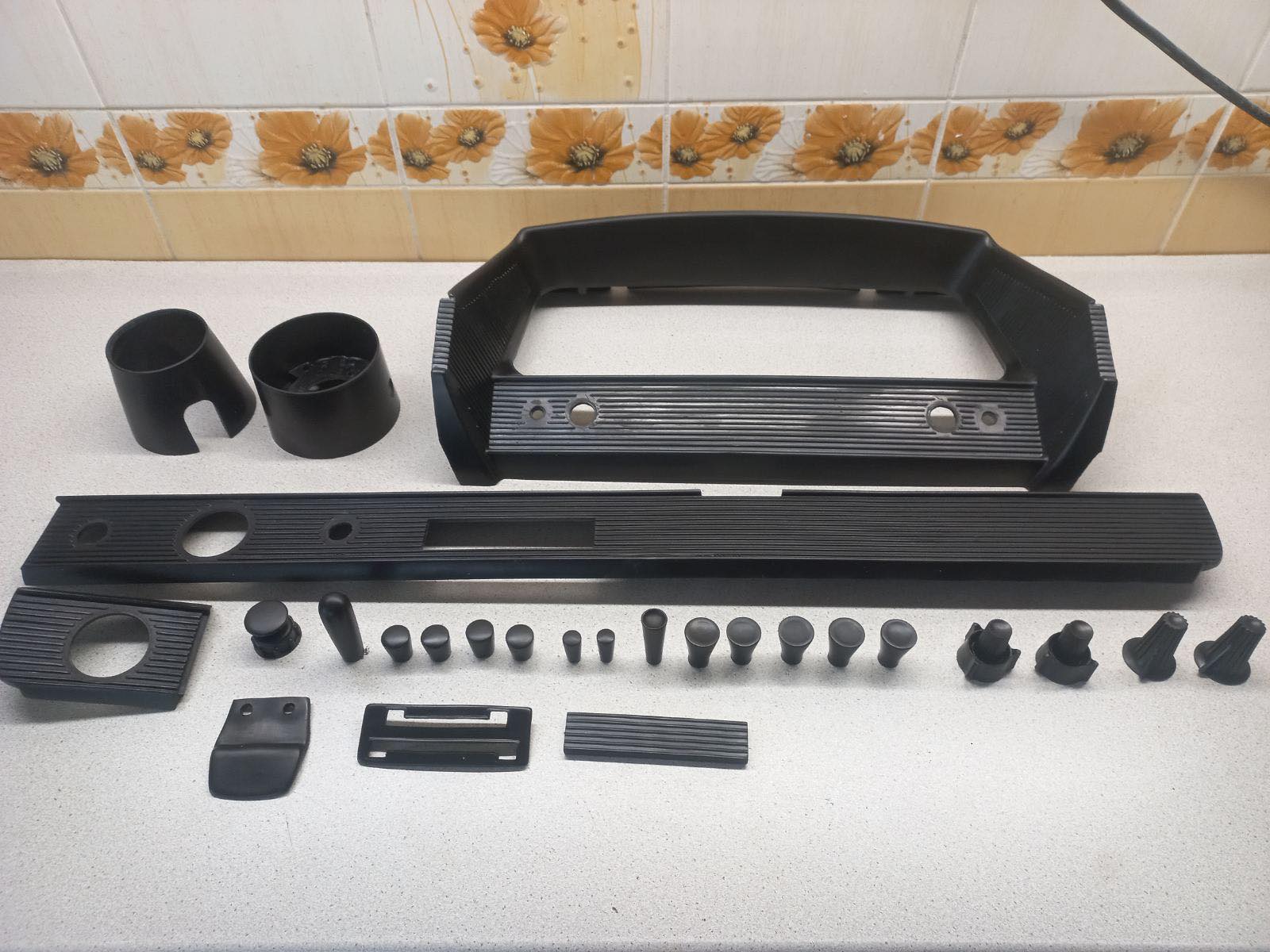 Kunstoffteile Plastik Teile Set Innenraum Austattung Moskwitsch 408/412. Set of interior plastic parts Moskvich M-408. M-412. Комплект пластика салона Москвич-408, Москвич-412.