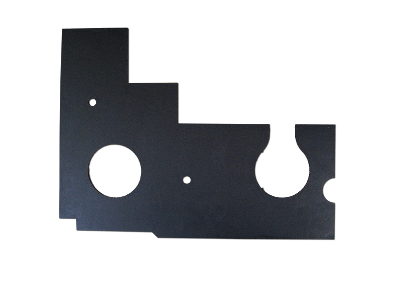 Verkleidung Stirnwand innen GAZ 24 Wolga. Drivers Footwell Trim Panel front GAS 24 Volga. Обивка Облицовка щитка передка (моторного щита) левая (под ногами водителя) ГАЗ 24 Волга.