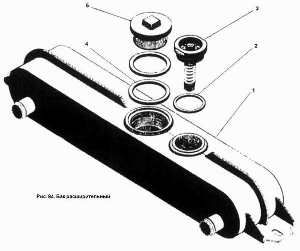 Ausdehnbehälter Ausgleichsbehälter Expansionsbehälter Traktor K700, K700A, K701 Kirowez, Kirowetz Motor JAMZ (YAMZ) 238. Expansion tank tractor K-700, K-700A, K-701 Kirovets, Kirovez Engine JAMS (YAMS) 238. Бак расширительный трактора К-700, К-701, К700А 