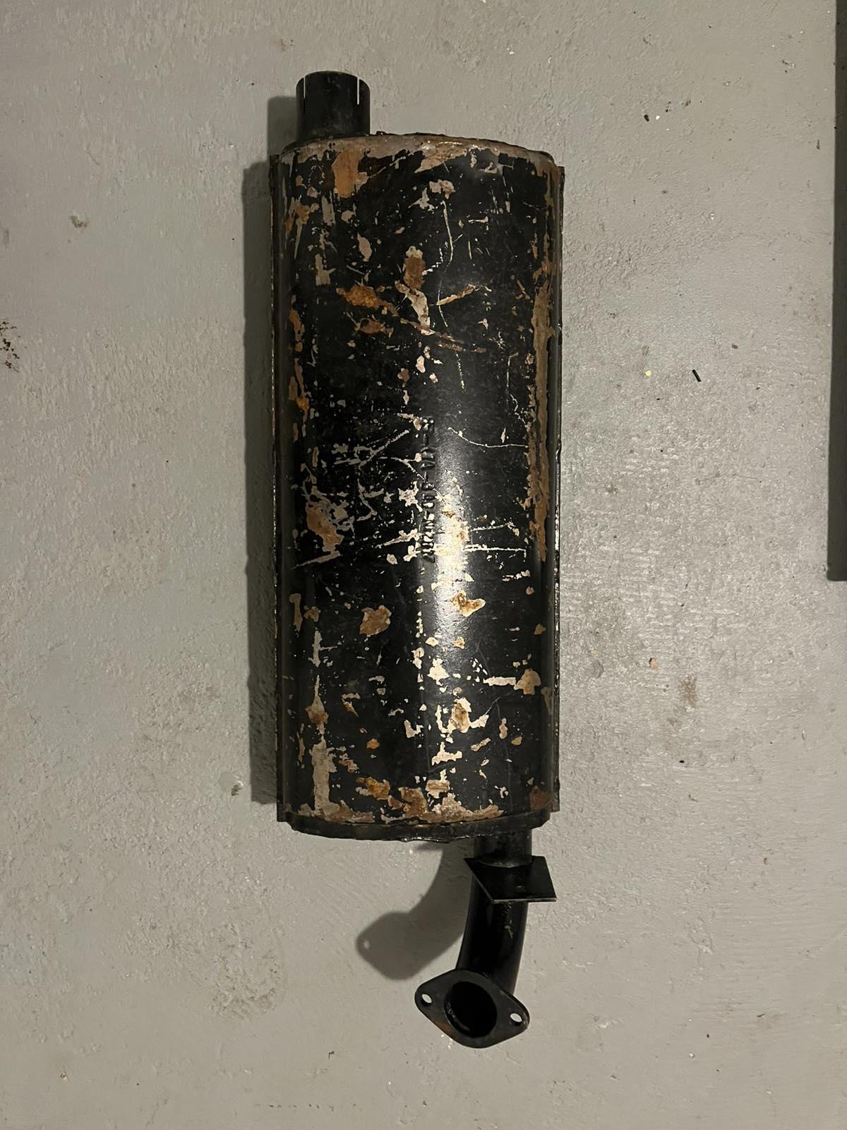 24-1201008 Schalldämpfer (Auspufftopf Endschalldämpfer) GAZ 24 Wolga. Silencer (muffler) GAZ 24 Volga. Глушитель (Глушак) ГАЗ 24 Волга.