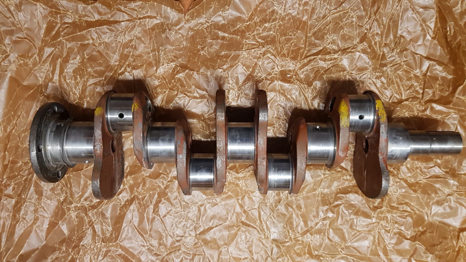 21А-1005011 Kurbelwelle GAZ 21 Wolga. Crankshaft GAS M21 Volga. Коленвал ГАЗ М21 Волга.