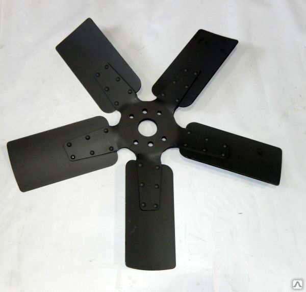 240Б-1308012 (2406-1308012) Lüfterrad Ventilator und des sowjetischen Dieselmotors JaMZ-240. Fan of the cooling engine YaMZ-240. Вентилятор (Крыльчатка вентилятора) охлаждения двигателя ЯМЗ-240.