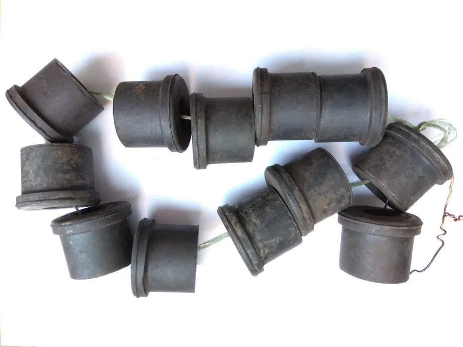 20-2912028 Gummibuchse (Buchse) Blattfeder GAZ 21 Wolga. Leaf spring rubber bush GAS M21 Volga. Втулка ушка задней рессоры ГАЗ М21 Волга.