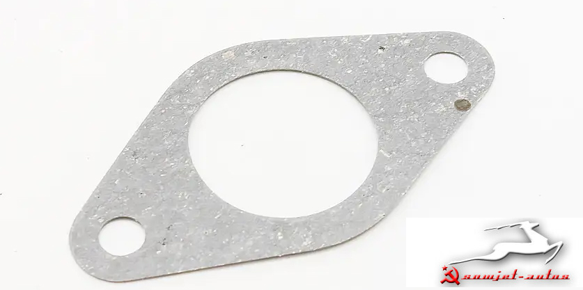 412-1008089 Äußere Krümmerdichtung Einlaßkrümmer Dichtung Moskwitch 412 / 2140. Outer inlet manifold gasket Moskvich 412 / 2140. Прокладка впускной трубы крайняя Москвич 412 / 2140.