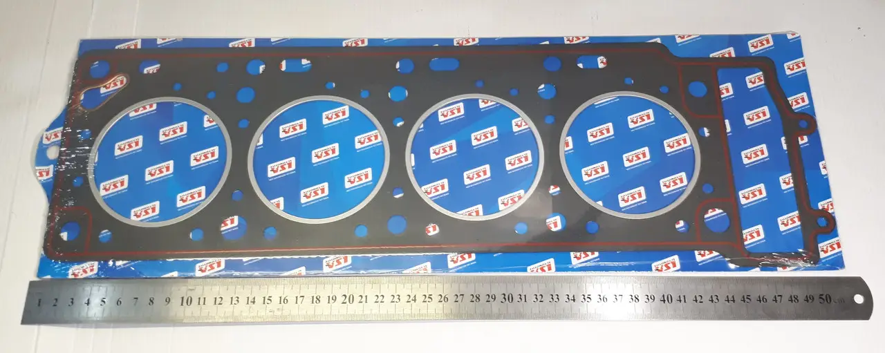 412-1003020-01 Cylinderkopfdichtung Motor Moskwitsch 412/2140. Engine Cylinder head gasket Moskvich 412/2140. Прокладка головки блока цилиндров двигателя автомобиля Москвич 412/2140.