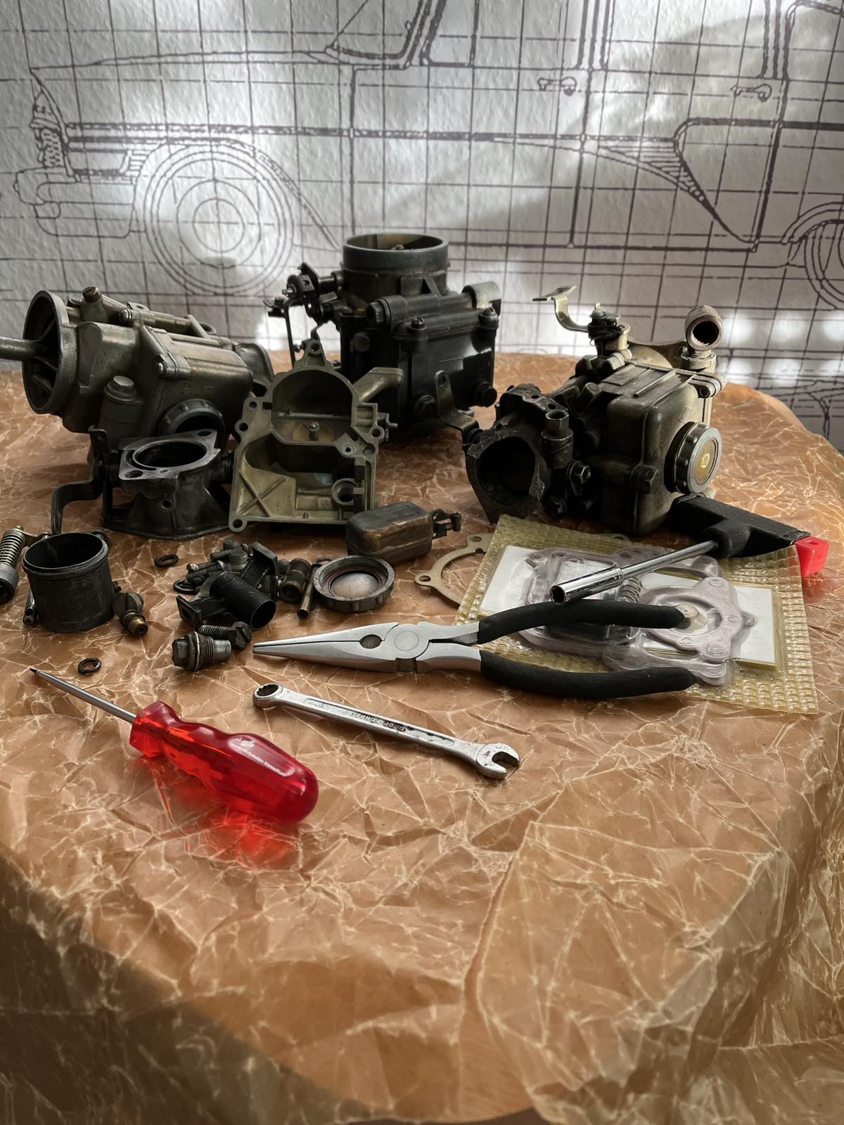 GAZ 21 (M21, M-21) Wolga, Vergaser  Reparaturen vom Profi . Vergaser K124, K22, K131, K129  u.s.w. 