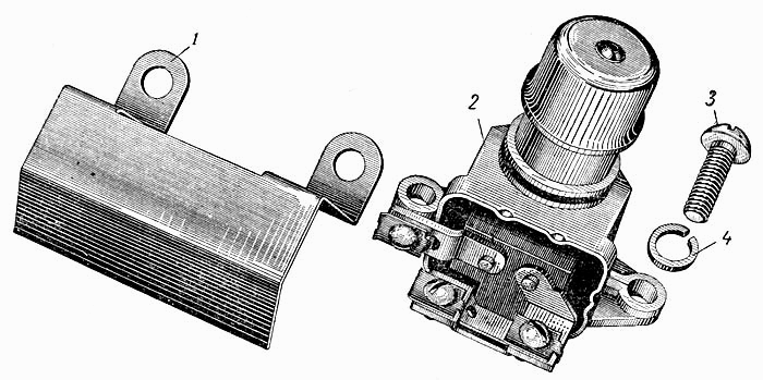 Fußschalter Fernlicht ZAZ 965. Foot dipper switch SAS 965. Ножной переключатель света ЗАЗ 965.