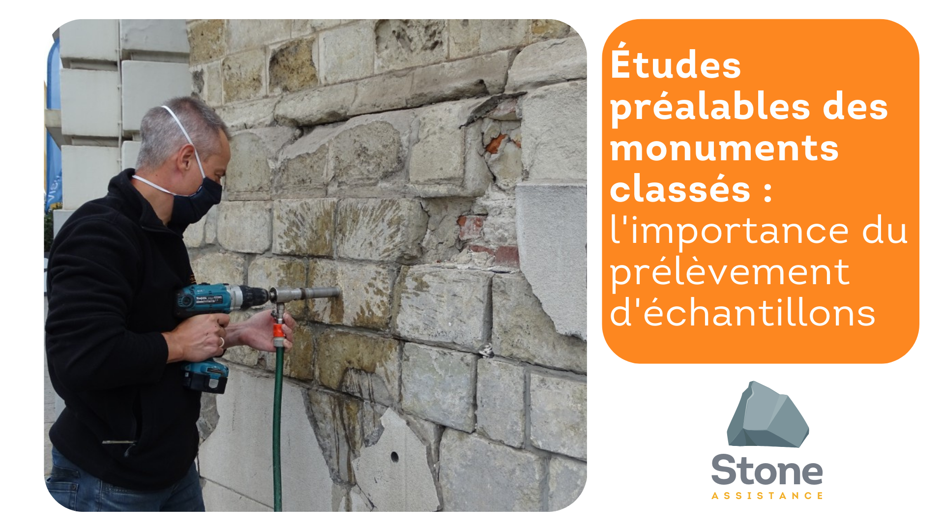Le prélèvement d’échantillons : une étape clé dans la restauration des monuments classés