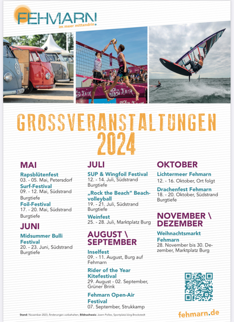 Veranstaltungen auf Fehmarn 2024