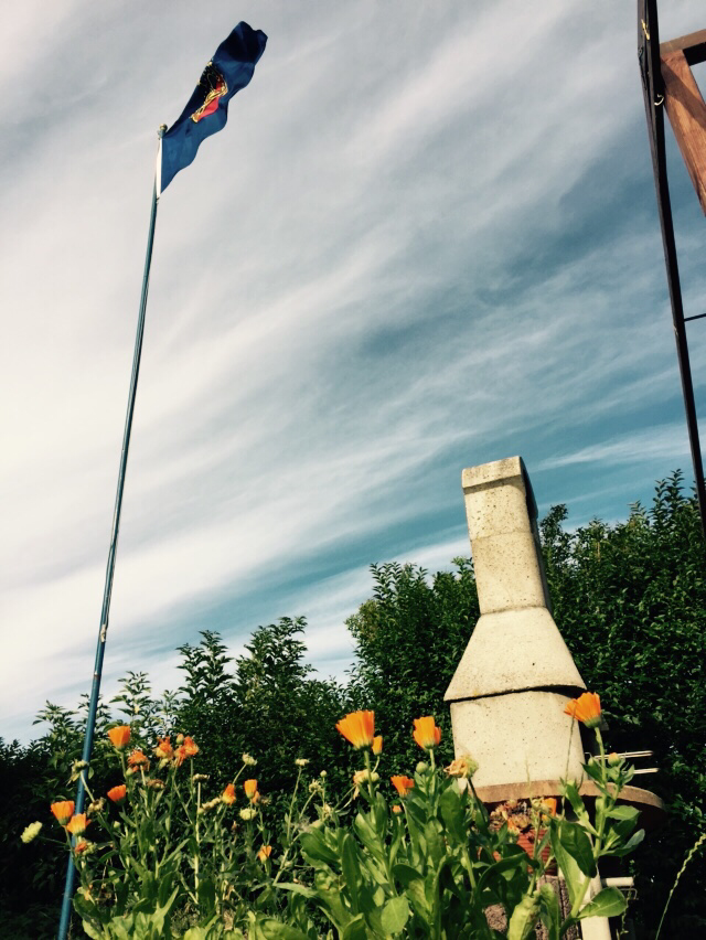 Im Garten darf gegrillt werden