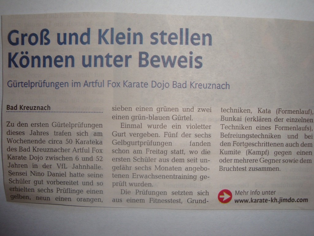 Öffentlicher Anzeiger Bad Kreuznach " Wir von hier", Mai 2015