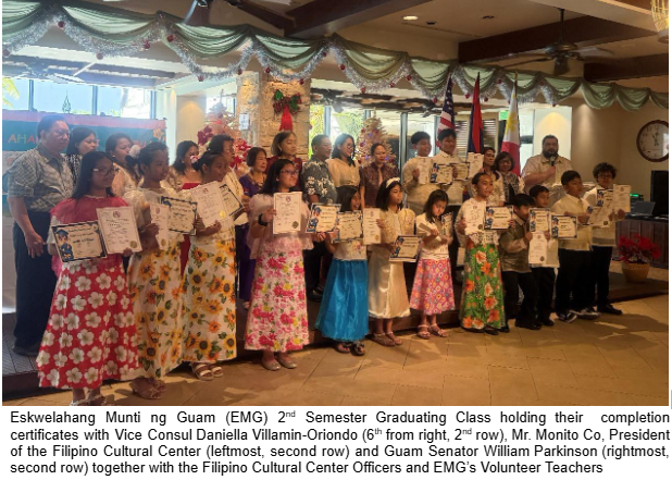Agana PCG Attends Eskwelahang Munti ng Guam's 2025 Second Semester Graduation Ceremony