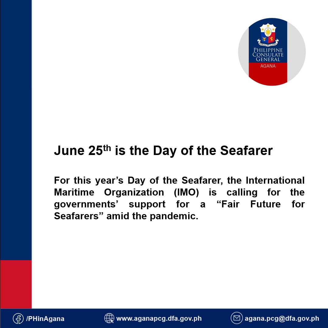 June 25th is the Day of the Seafarer