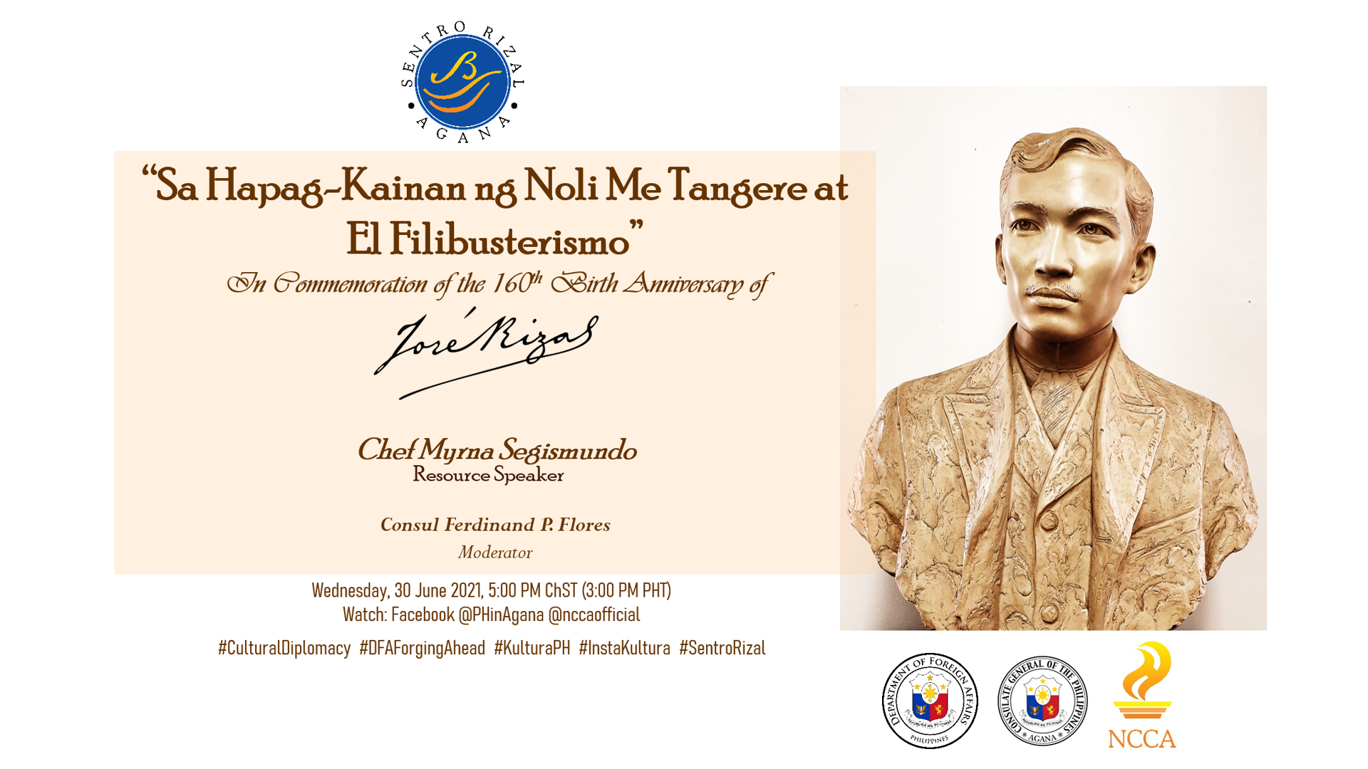 PHL Consulate General Commemorates the 160th Birth Anniversary of Dr. Jose P. Rizal through a Gastronomic Lens