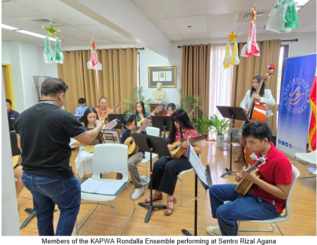 Kapwa Rondalla Ensemble Made First Public Performance at Sentro Rizal Agana