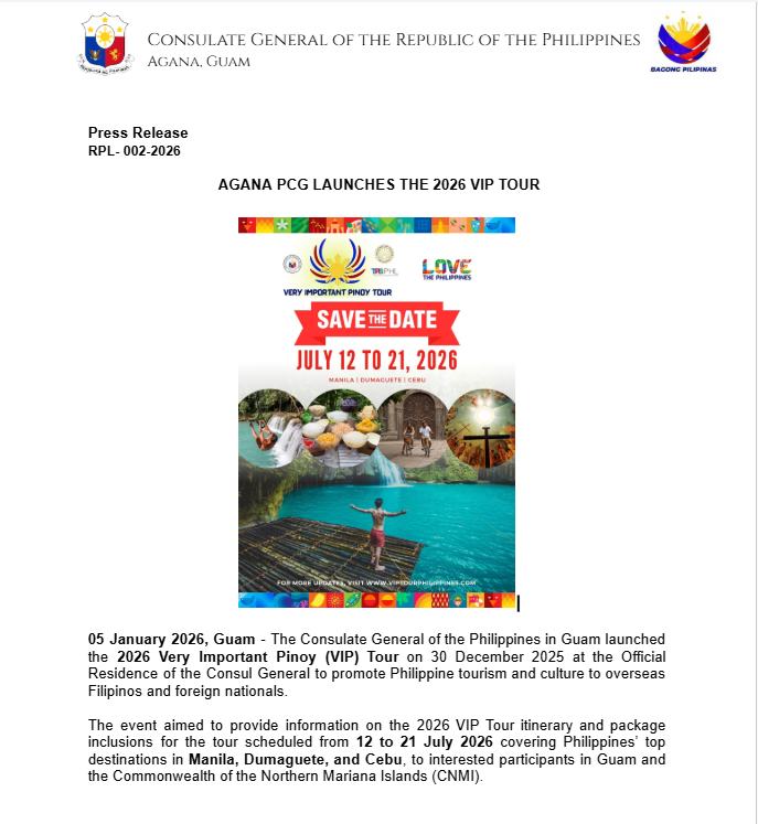 Agana PCG Launches the 2026 VIP Tour