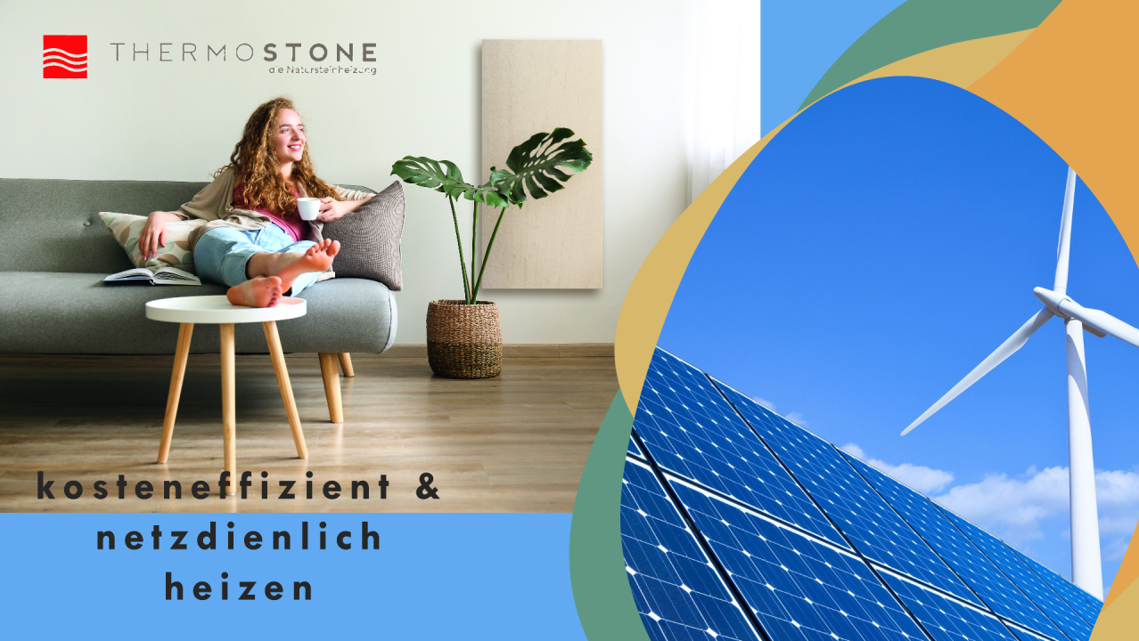 Die Infrarot-Natursteinheizung ist wirtschaftlich und entlastet die Stromnetze