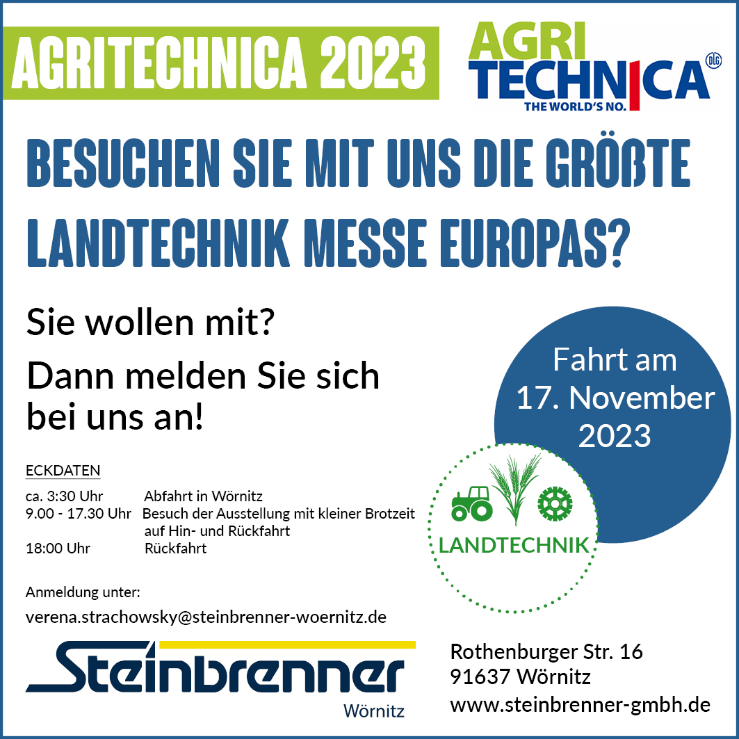 Agritechnica-Fahrt; Agritechnica; Hannover; Landtechnik