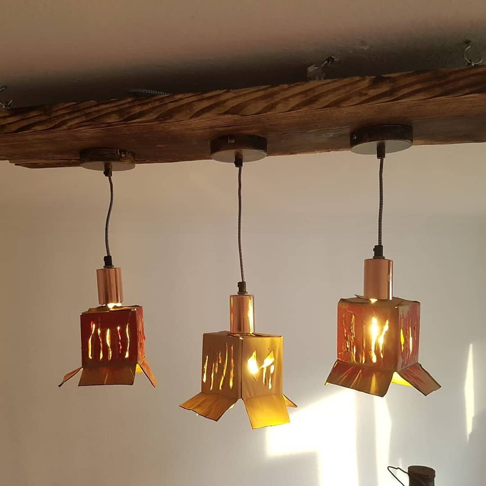 Altholz Lampe
