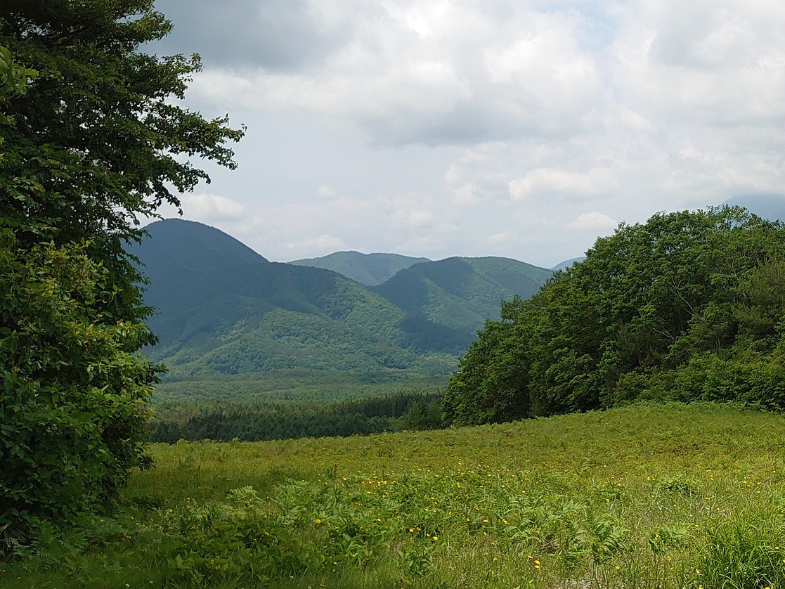 猪苗代での風景　不動滝登山口