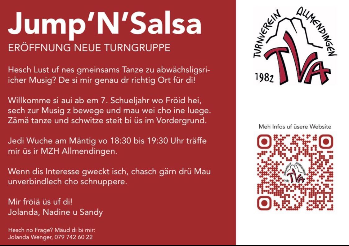 Neue Riege: Jump'N'Salsa