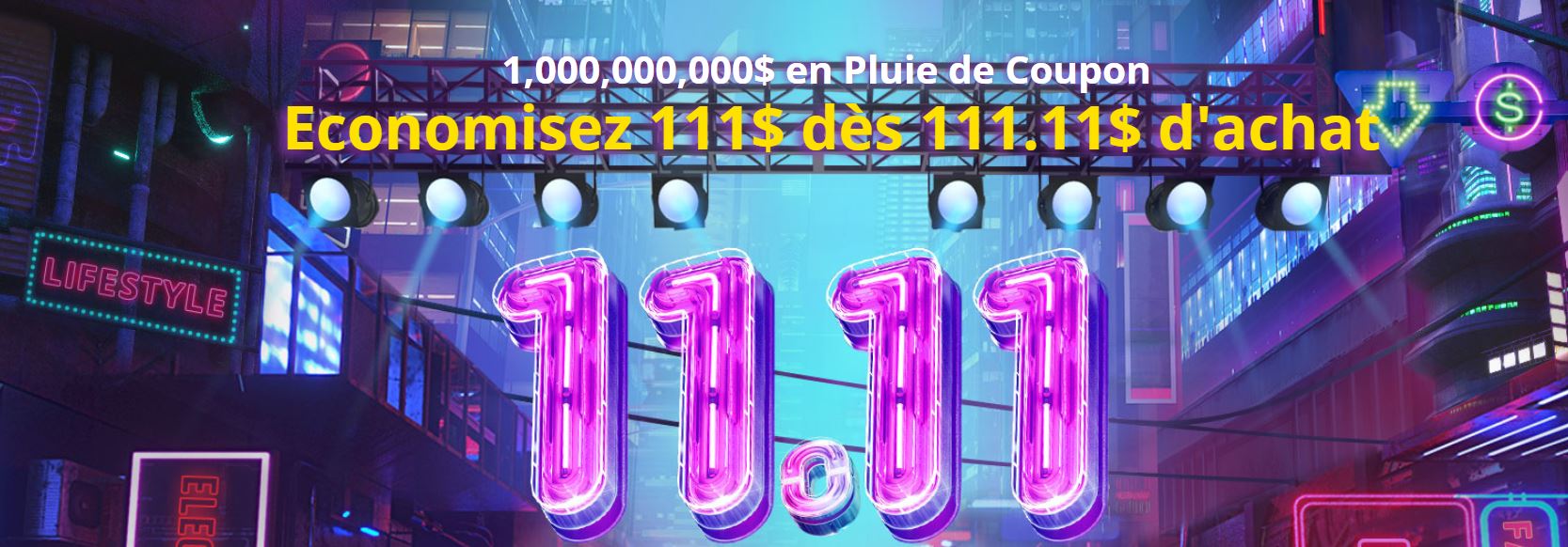 Plus d' 1,000,000,000$ de coupons réduc à gagner et les plus grosses promotions de l'année sur Gearbest et Aliexpress jusqu'au 21 novembre