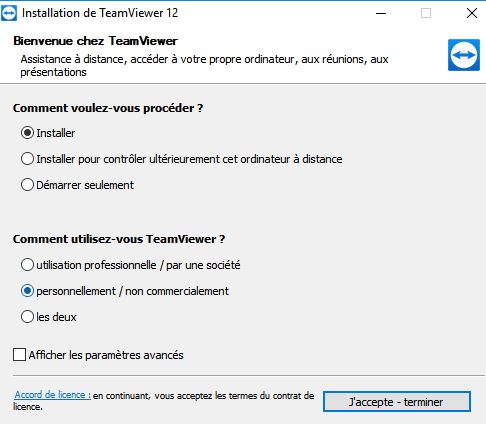 Contrôler à distance avec TeamViewer