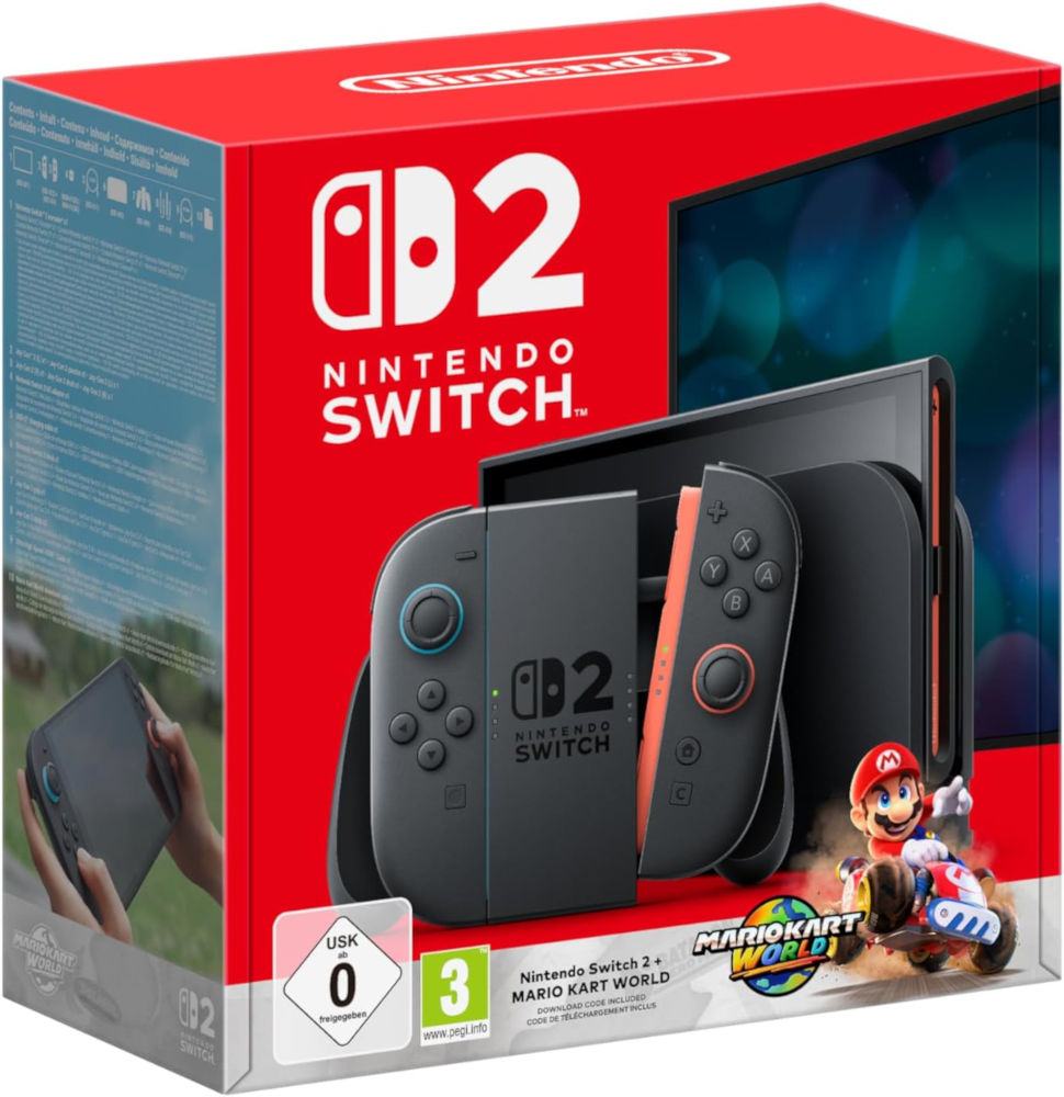 La Nintendo Switch 2 déjà disponible en précommande avec Mario Kart World et des jeux à un prix inférieur à celui annoncé par Nintendo