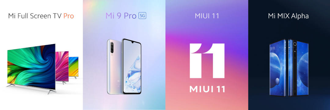 Xiaomi a présenté le Mi Mix Alpha, le Mi 9 Pro, MIUI 11 et les Mi Full Screen TV Pro