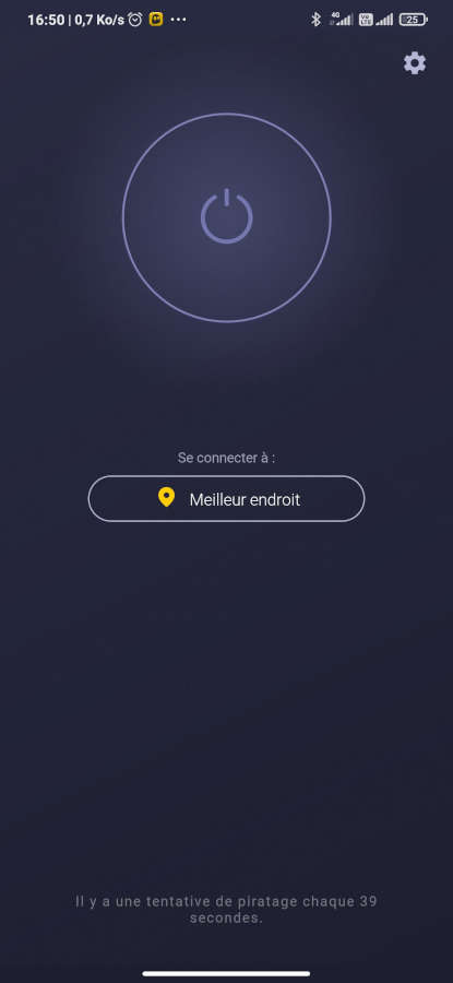 Cyberghost VPN Android interface (1)