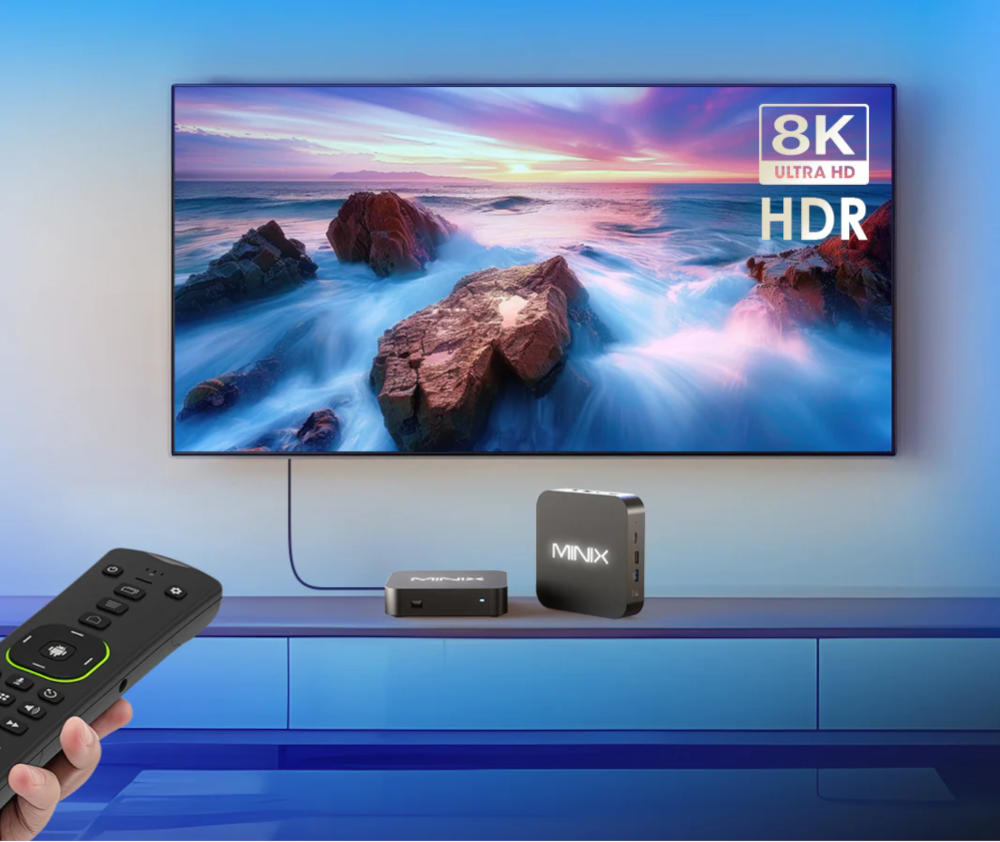 Minix U8K-ULTRA : une box TV combinant puissance, 8K et amélioration de l'image par intelligence artificelle