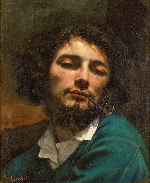 Gustave Courbet L‘Homme à la pipe, Öl auf Leinwand, © Musée Fabre de Montpellier Méditerranée