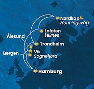 Costa Kreuzfahrt Norwegens Fjorde mit Nordkap ab Hamburg 2026 beim Reisebüro Reiselotsen online buchen