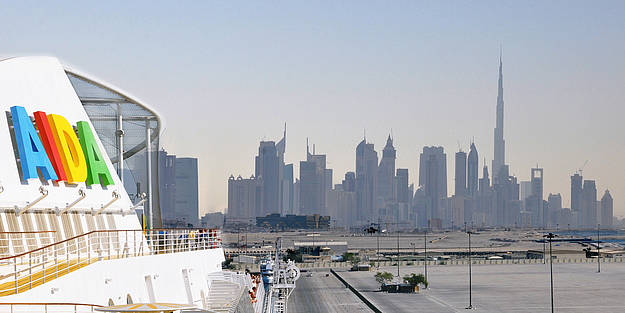 Aida Kreuzfahrt ab Dubai Schiffsreisen mit AIDA Schiffen AIDAstella AIDAaura mit Flug