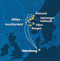 Costa Kreuzfahrt 2026 mit Costa Favolosa Norwegens Fjorde und Naturwunder ab Hamburg buchen