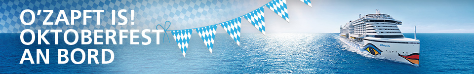 Oktoberfest Kreuzfahrt mit AIDAnova 2026 beim Reisebüro Reiselotsen sichern | AIDA Oktoberfest 2026 ab Kiel nach Norwegen für 7 Nächte ab 960 Euro 