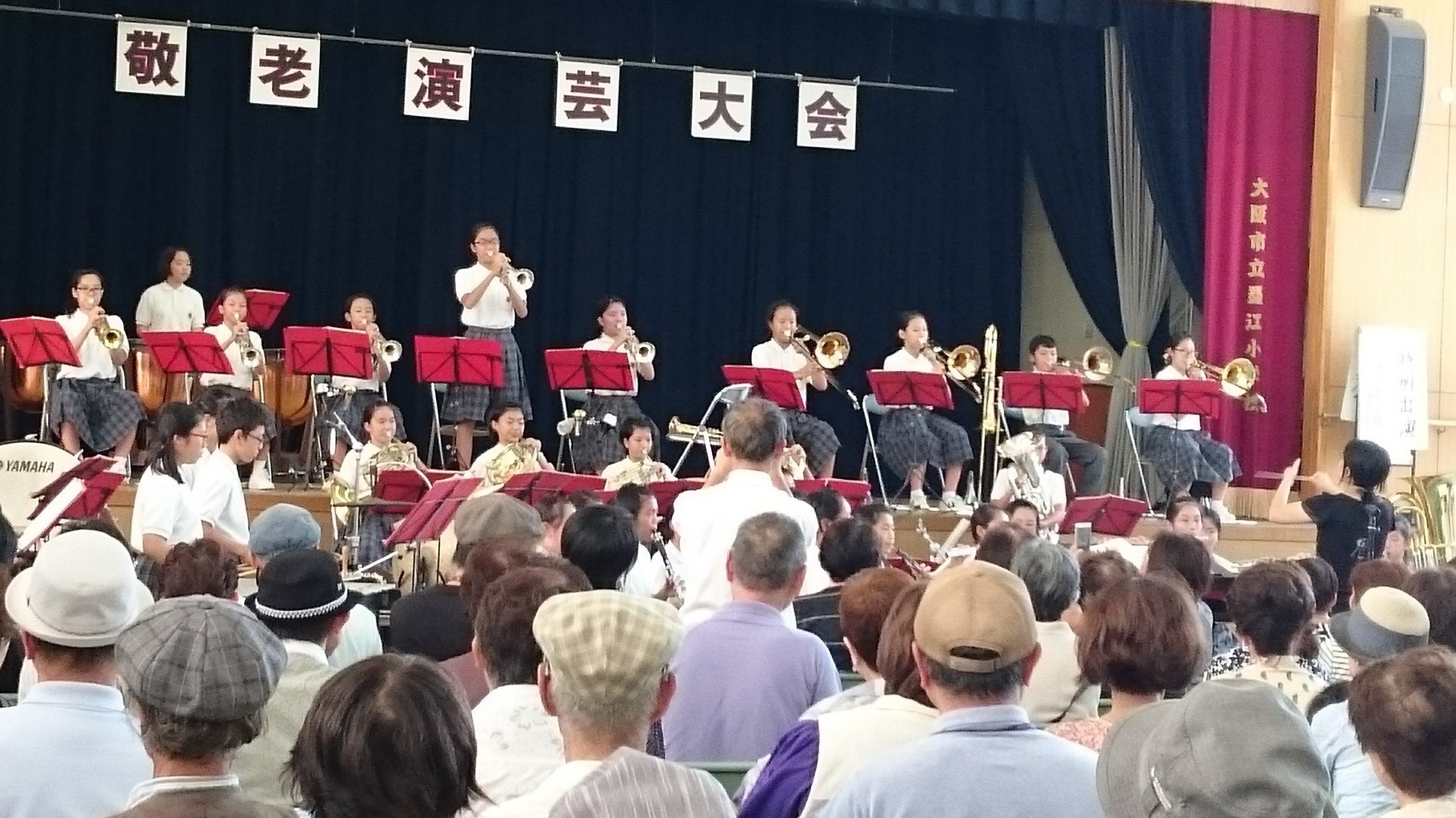 墨江丘中学校　吹奏楽部のみなさん