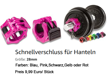 Zusätzliche Federverschlüsse für die Eckstangen.