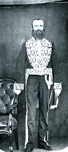 Dirk de Graeff van Polsbroek im Jahre 1863, Fotografie von Felix Beato