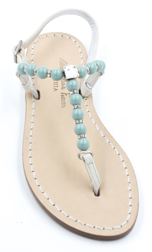 Sandali con perle hotsell