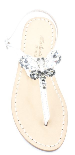 Infradito bianche gioiello clearance
