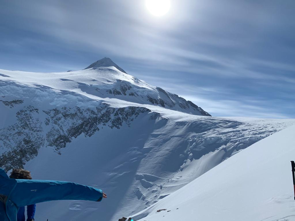 Gipfelerfolg am Mt. Vinson, Mt. Vinson Antarktis, Bergsteigen in der Antarktis, Höchster Berg der Antarktis